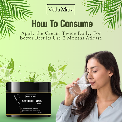 Vedamitra Stretch Marks Cream – Fade Stretch Marks, Glow with Confidence!